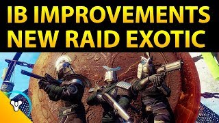 IB Direct Purchases, Masterwork Armor, Raid Perks