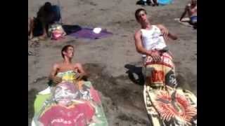 Vaya duo en la playa (Rincon de le Vitoria)