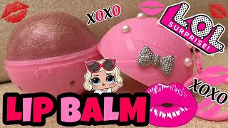 NEW L.O.L SURPRISE LIP BALM! How To Make Lip Balm: EASY DIY: Custom LOL DOLLS | Series 2 & 3