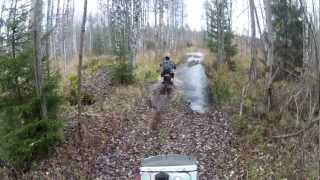2012.10.20. Эндуро пробег. Шлюз Гремучий. 180 км. 5 мотоциклов. Enduro. 180 km. 5 motorcycles.