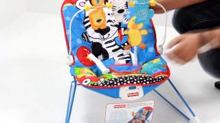 Шезлонг детский Очаровательные животные Fisher Price w2201