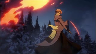 Castlevania (Netflix) 2x2 Trevor, Alucard, and Sypha vs demons