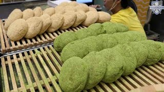 이런 빵을 보셨나요? 크림폭탄~ 말차빵 &인절미빵 / 길거리음식 / 부산 센텀시티