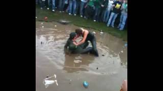 UofM/MSU 2009 tailgate mud pit