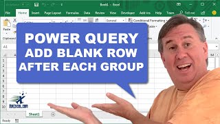 Power Query Insert Blank Row After Each Group - 2372