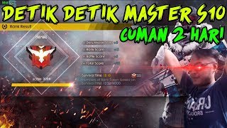 DETIK DETIK MASTER S10 MENEGANGKAN !! - GARENA FREE FIRE #OMMEKTEKNIKBURUNGPERKUTUT