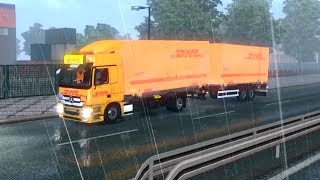 Euro Truck Simulator 2 Modvorstellung Mercedes-Benz Actros MP3 Mega Mod - Tuning + Tandem-LKW