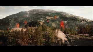 Scene from the movie 2012 - Yellowstone erupts (HD)