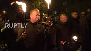 Germany: Thousands march against COVID restrix and vaccinations in Magdeburg