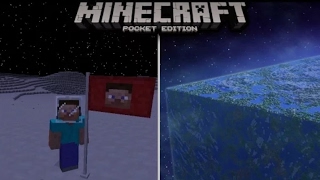 MINECRAFT PE'DE UZAY DÜNYASINA GİTMEK!