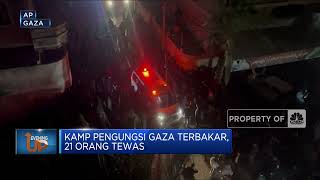 Kamp Pengungsi Gaza Terbakar, 21 Orang Tewas