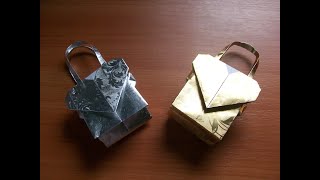 Как Сделать Бумажный Пакет Оригами с Сердечком. Упаковка Подарков Своими Руками