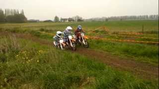 KTM 65 sx vs KTM 50 sx Training: start, shift gears, jumps and short corners