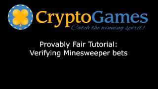 Minesweeper Provably Fair (Crypto-Games.net)