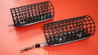 Фидерная кормушка своими руками из пластиковой сетки .feeder fishing .
