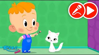 Привет, малыш! Сборник про кошку - Песенка и караоке - развивающие мультфильмы