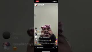 CLARENCE AND QUEEN SHOWS OFF BABY LEGEND ON INSTAGRAM LIVE ON 3/28/19