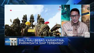 Alasan Sandiaga Uno Buka Wisata Bali Bagi Turis Asing