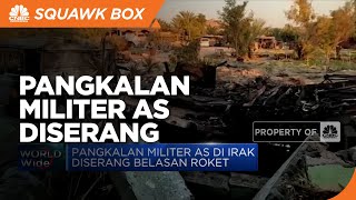 Pangkalan Militer AS di Irak Diserang Belasan Roket