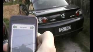 RX-8 controlled from an iPod Touch