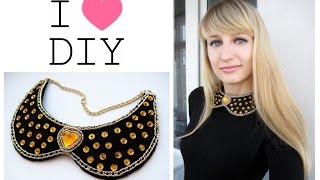 DIY Модный воротник своими руками. Мастер класс. Fashionable collar