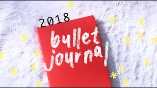 the simplest bujo setup for 2018