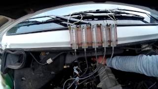 Проверка форсунок common rail mercedes sprinter на слив в обратку при помощи шприцов