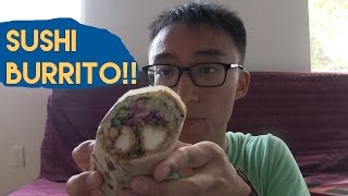 Trying the Sushi Burrito - Hai Street Chicken