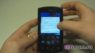 Обзор Acer Liquid Metal - ОС и меню