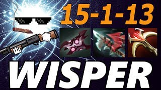 NOOB CRUSHER → Wisper → Pro Io Carry Gameplay - Dota 2