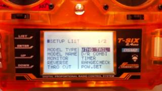 How to set up Flaperons with spektrum and Hobbking Orange T-SIX both flaps and spoilers