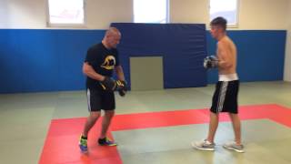 Boxen Pratzen Training  Бокс работа на лапах