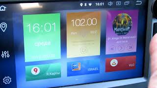 Обзор функций Wondefoo 8.0 Andriod ГУ для Opel Zafira B, Meriva A