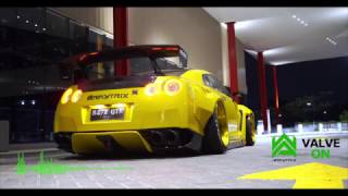 Pandem GT-R R35 Rocket Bunny | Armytrix Система выхлопа VALVETRONIC | обороты & ускорение звук!