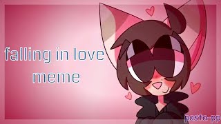 falling in love| meme