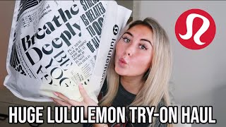 HUGE LULULEMON TRY-ON HAUL *SPRING 2020*
