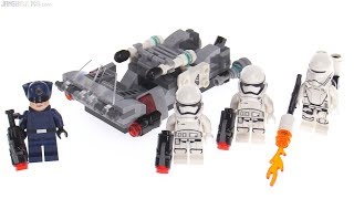 LEGO Star Wars First Order Transport Speeder Battle Pack review! 75166
