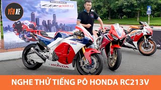 Tiếng pô đầy mê hoặc của siêu mô tô Honda RC213V |Yêu Xe|