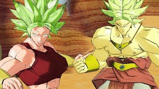 Caulifla & Kale Meets Broly | Super Dragon Ball Heroes