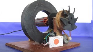 How to make Electric Motor Power DC Generator DIY With Magnet