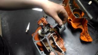 Husqvarna 365 SP безболезненная сборка картера