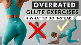 STOP DOING THESE!!????????‍♀️ & best glute exercises you need to do INSTEAD