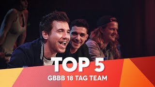 TOP 5 DROPS ? Grand Beatbox Battle Tag Team 2018