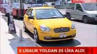 Taksici şişlide Güven Timlerine yakalandı