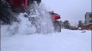 Лучший способ уборки снега для дома в деревне