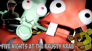 ОЧЕНЬ СТРАШНАЯ ИГРА - Five Nights at the Krusty Krab ПАРОДИЯ: Five Nights At Freddy's