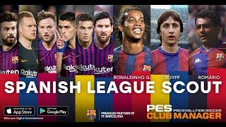 PES Club Manager - Spanish League Scout