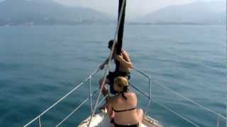 п.Лазаревское июль 2010 яхта Arial