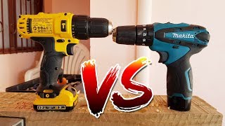 DeWalt DCD716 vs Makita HP330 Parafusadeiras a bateria 12v