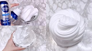 【ASMR】おすすめ！バブル音最強！ニベアふわもこすぎるスライムを作る【音フェチ Slime 슬라임】